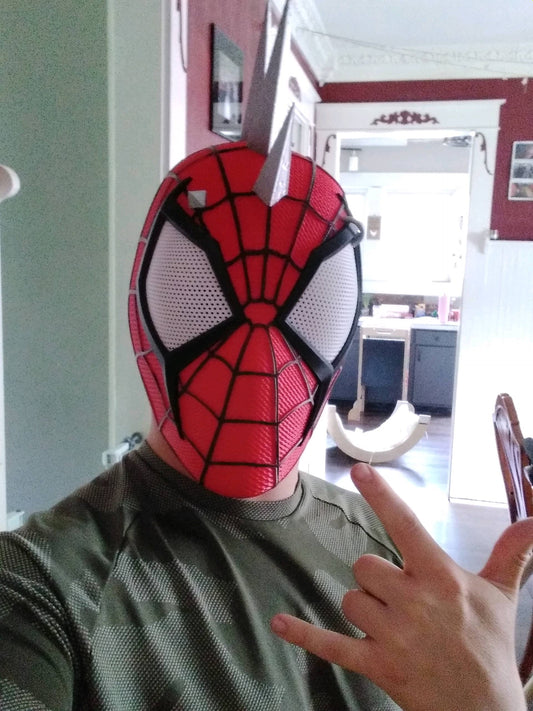 SpiderPunk-Inspired Cosplay Helmet
