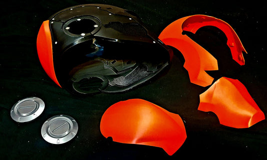Red Ronin-Inspired Helmet