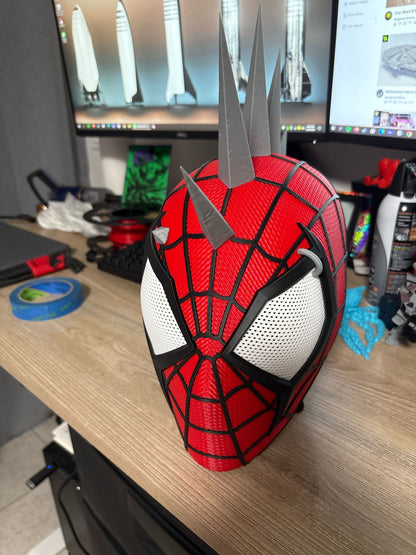 SpiderPunk-Inspired Cosplay Helmet