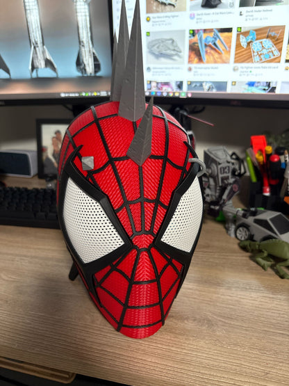 SpiderPunk-Inspired Cosplay Helmet