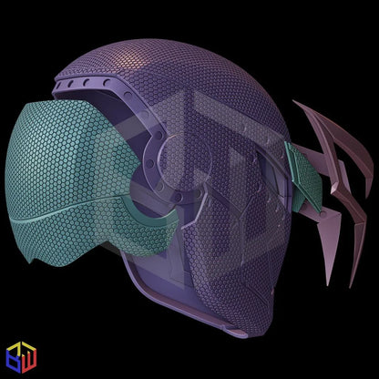 Spider-Man 2099- Inspired Helmet Textured Custom Sized