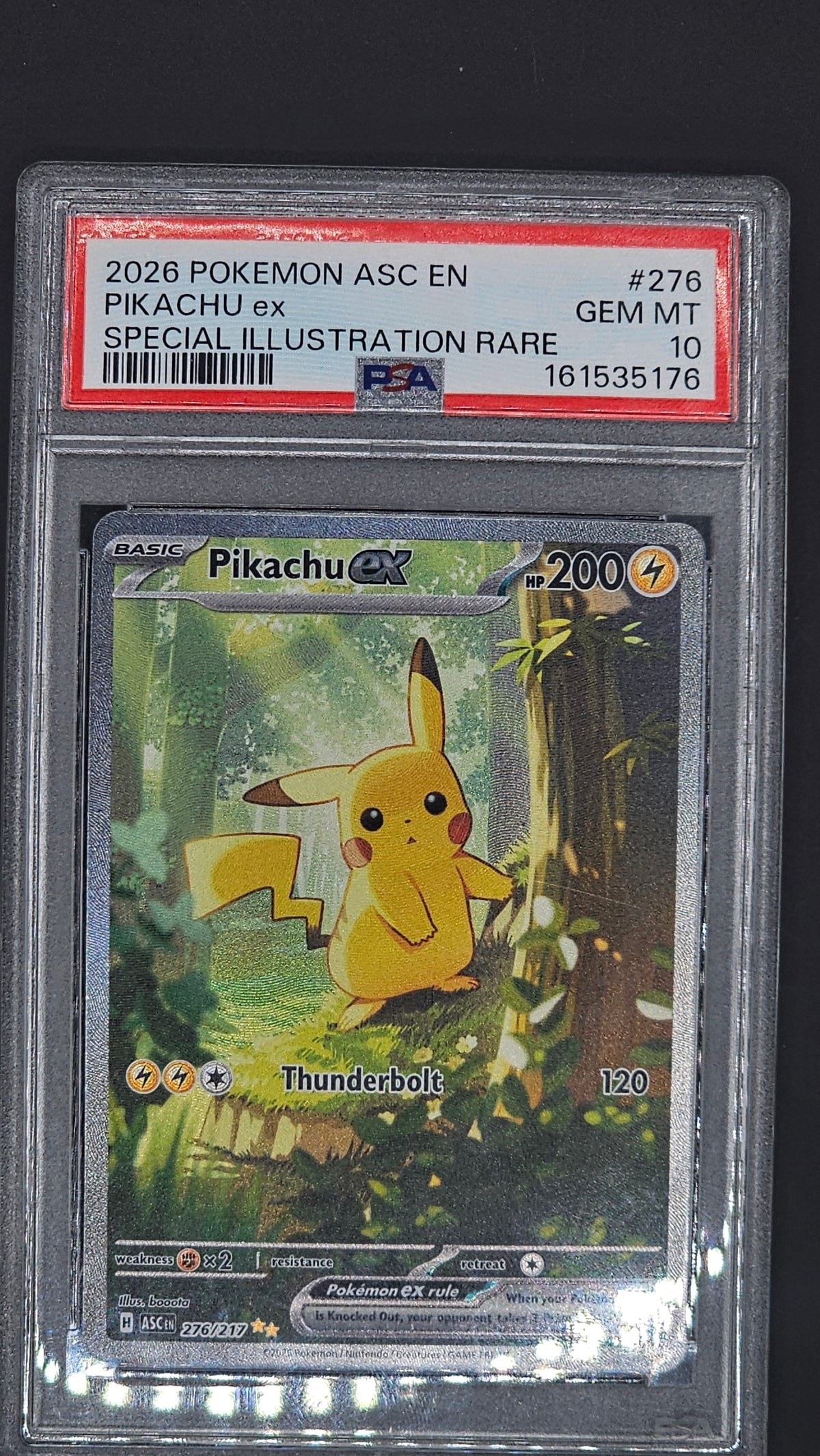 PSA 10 2026 PIKEMON ASC EN PIKACHU EX SIR