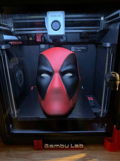 Deadpool-inspired helmet