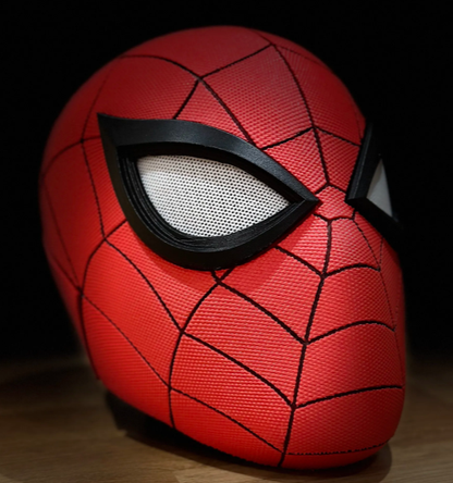 Spiderman-inspired helmet